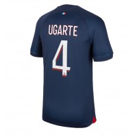 Moški Nogometni dresi Paris Saint-Germain Manuel Ugarte #4 Domači 2023-24 Kratek Rokav